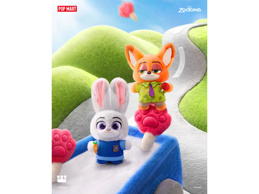 「Zootopia Ace Duo シリーズ ぬいぐるみキーホルダー」