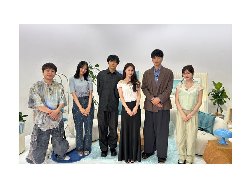 井上裕介、大友花恋、寺田心、ダレノガレ明美、中川大輔、かす「今日、好きになりました。夏休み編2026」（C）AbemaTV, Inc.