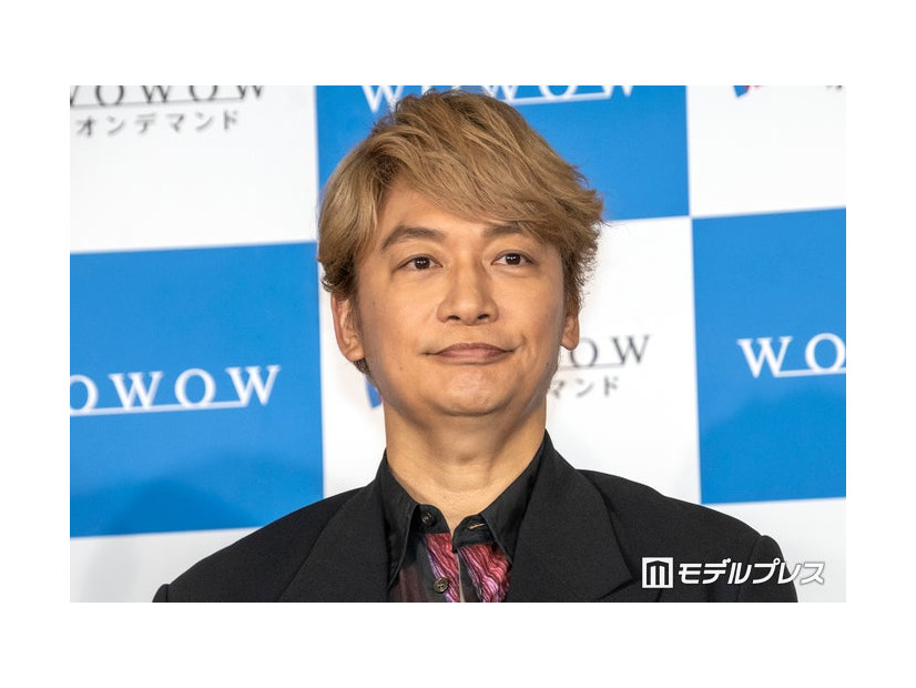 連続ドラマW「虚ろな十字架」完成報告会に登場した香取慎吾（C）モデルプレス