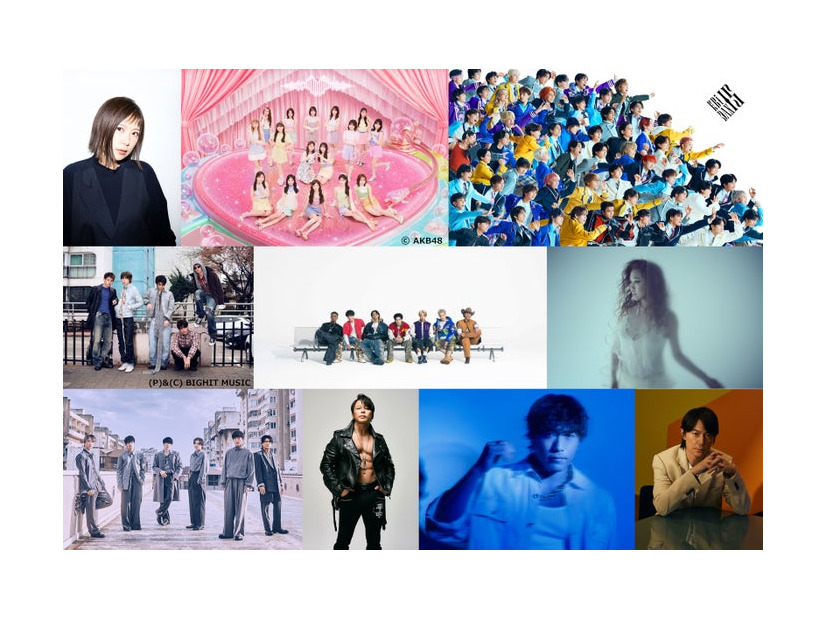 9月7日放送「CDTV」出演者アーティスト（提供写真）