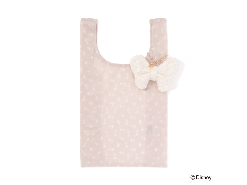ミニーリボン バッグチャームエコバッグ各 2,200 円／© Disney