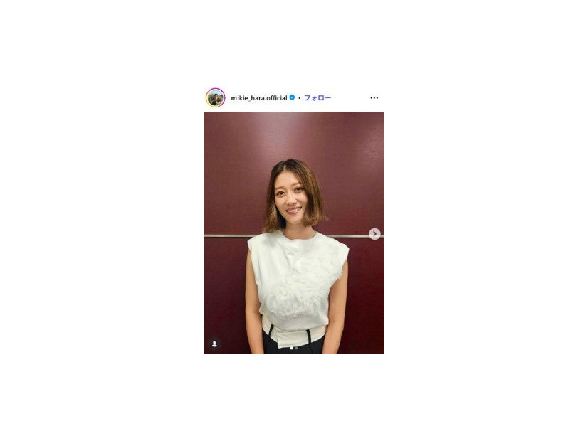 原幹恵Instagramより