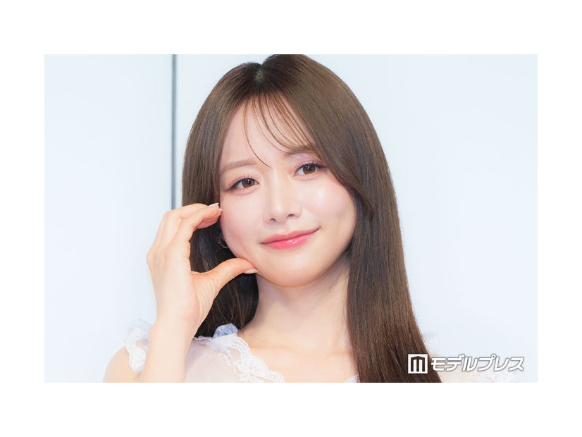 「戦略的かわいいの作り方－森 香澄のかしこい美容メソッド－」発売記念取材会に出席した森香澄（C）モデルプレス