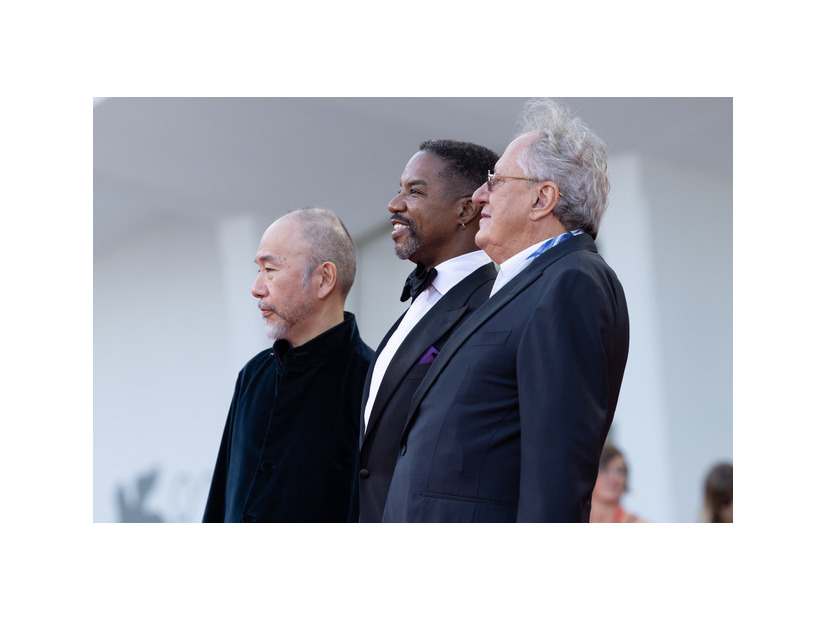 塚本晋也、ロドニー・ヒックス、ジェフリー・ラッシュ © Kazuko Wakayama