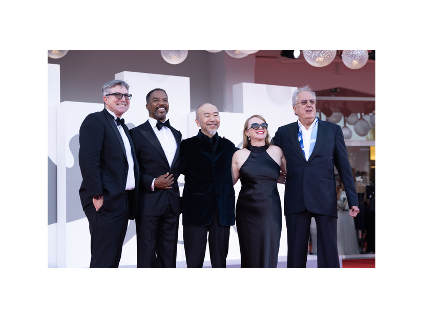 クリストファー・フレイ、ロドニー・ヒックス、塚本晋也、フィリッパ・フレイ、ジェフリー・ラッシュ © Kazuko Wakayama