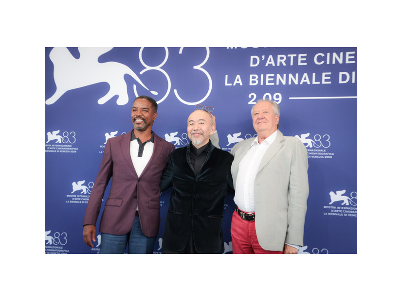 ロドニー・ヒックス、塚本晋也、ジェフリー・ラッシュ © Kazuko Wakayama