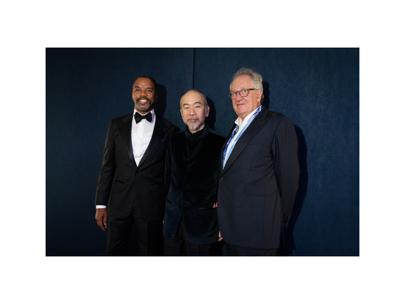 ロドニー・ヒックス、塚本晋也、ジェフリー・ラッシュ © Kazuko Wakayama