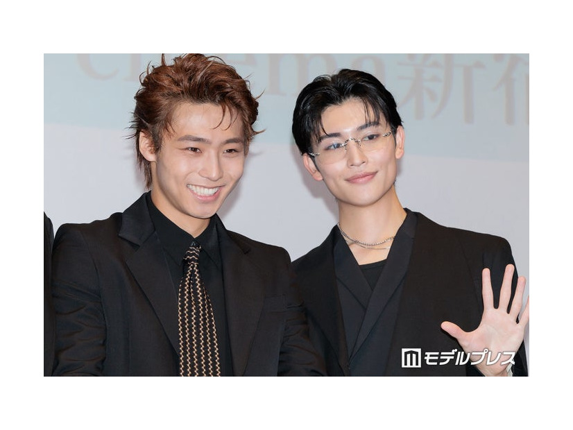「ホーム スイート ホーム」公開記念舞台挨拶に出席した八村倫太郎、増子敦貴（C）モデルプレス