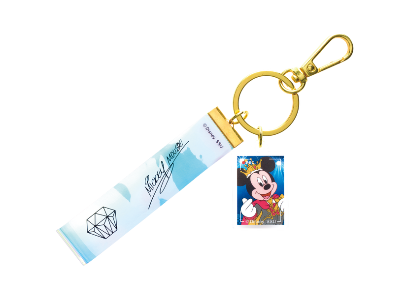 G賞 銀テープ風キーホルダー／© Disney