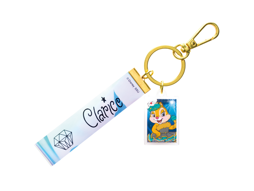 G賞 銀テープ風キーホルダー／© Disney