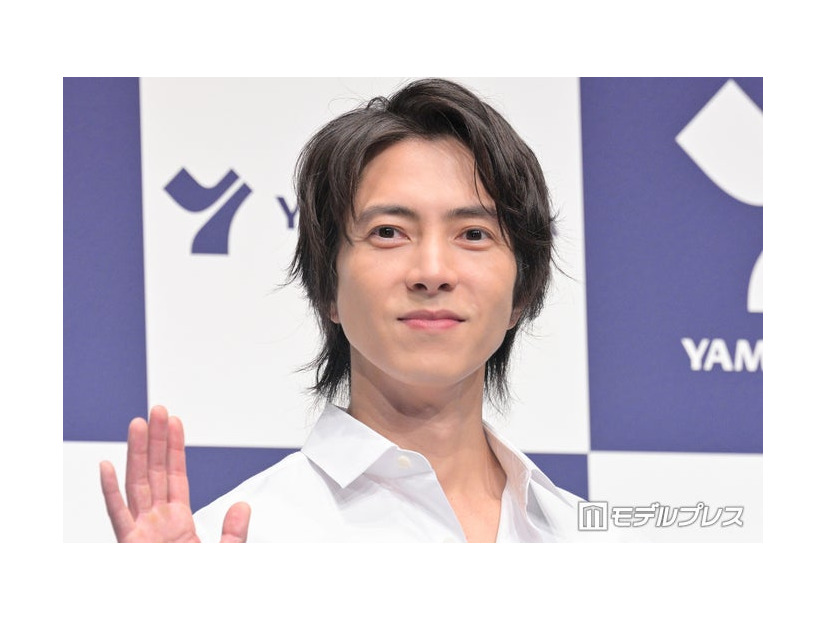 介護用品レンタル・リネンサプライ「ヤマシタ」新CM発表会に出席した山下智久（C）モデルプレス