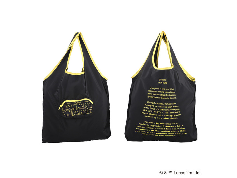 STAR WARS ロゴ・オープニングクロール エピソード4 コンパクトエコバッグ／4,400円(税込)