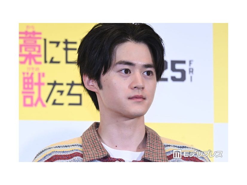 「藁にもすがる獣たち」公開直前イベントに出席した鈴鹿央士（C）モデルプレス