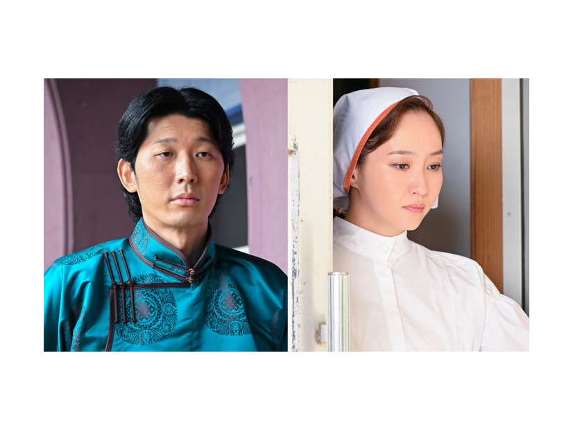 栄信、藤本美貴（C）TBS
