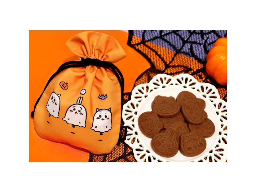 ちいかわパーク　ハロウィーン巾着クッキー　(ココア味)／¥1,650（税込）／©nagano