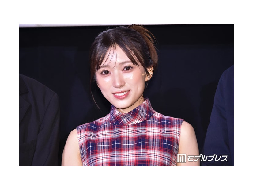 映画『縁の手紙』初日舞台挨拶に登場した矢吹奈子（C）モデルプレス