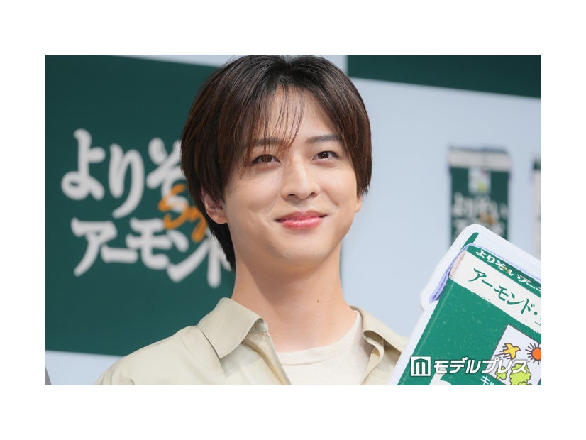 「キッコーマン よりそいアーモンド」戦略説明&TVCM発表会に出席した寺西拓人（C）モデルプレス