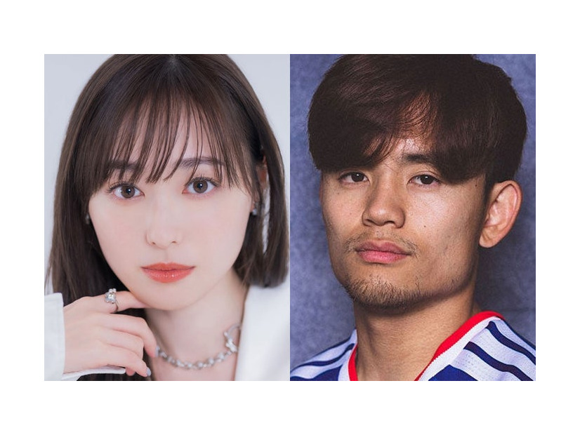 福原遥（C）モデルプレス、久保建英／Photo by Getty Images