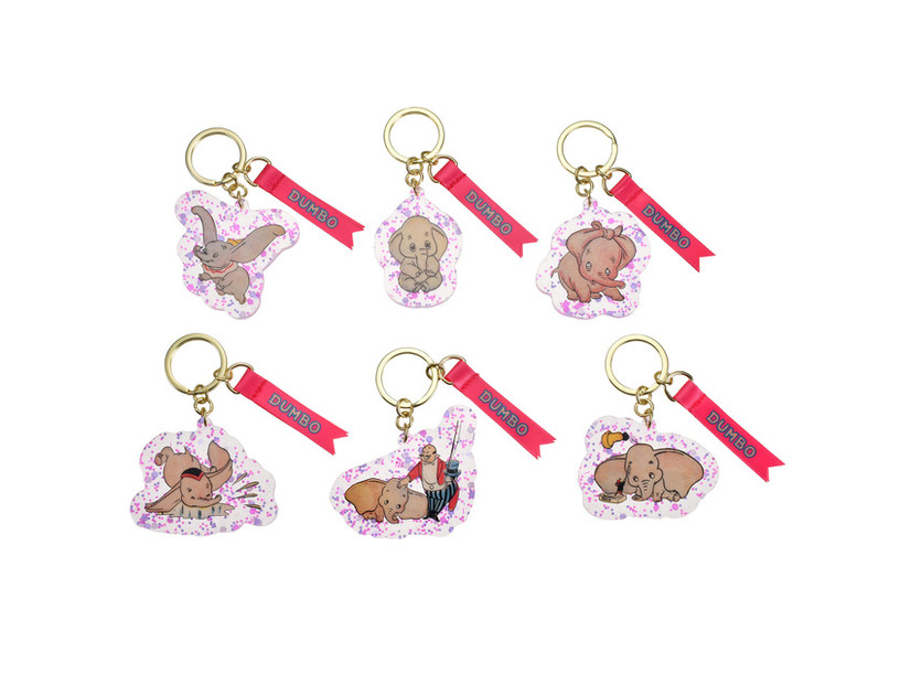 シークレットキーチェーン　各900円「DISNEY DUMBO 85TH ANNIVERSARY」© Disney