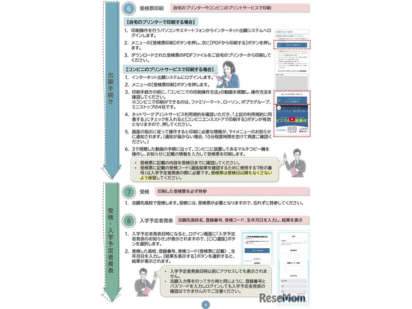 インターネット出願システム利用案内リーフレット