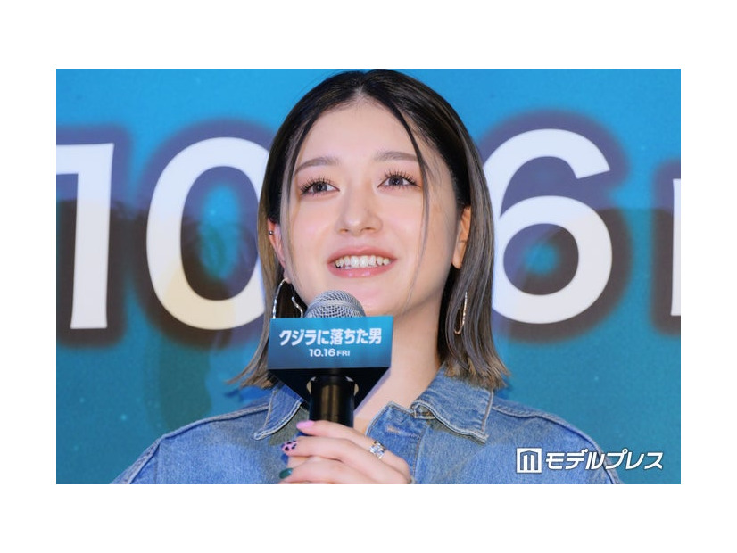 『クジラに落ちた男』日本最速試写会イベントに出席したみちょぱ（C）モデルプレス