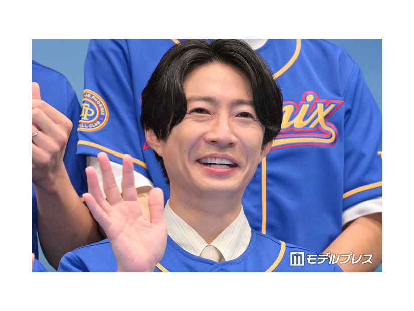 映画『4アウト -もう⼀度、プレイボール-』完成披露試写会に出席した相葉雅紀（C）モデルプレス