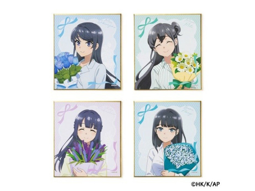 劇場アニメ「青春ブタ野郎はディアフレンドの夢を見ない」ミニ色紙（税込660円）（C）HK/K/AP