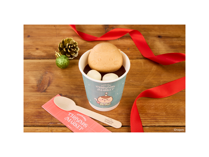 くりまんじゅうのおしるこ　950円　「ちいかわクリスマスマーケット」