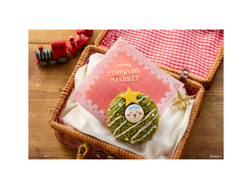 ハチワレのクリスマスリースドーナツ1,300円　「ちいかわクリスマスマーケット」