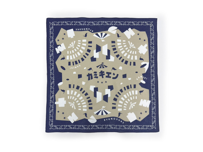 カミキエン　バンダナ＜A＞　・　カミキエン　バンダナ＜B＞（各　税込1,500円）／©︎Co-LaVo .Inc