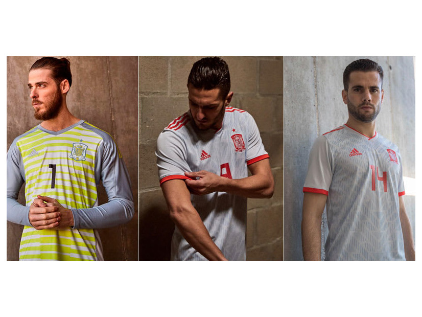 スペイン代表、W杯アウェイユニフォームを発表！デザインは「80年代adidas」