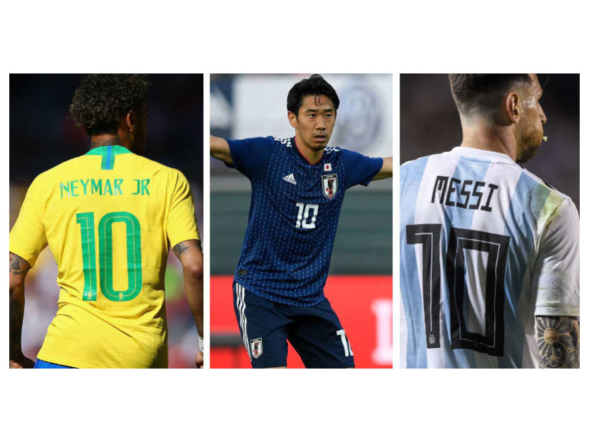 2018年W杯で「背番号10番を背負う32人」を全員ランキング！香川は何位だ
