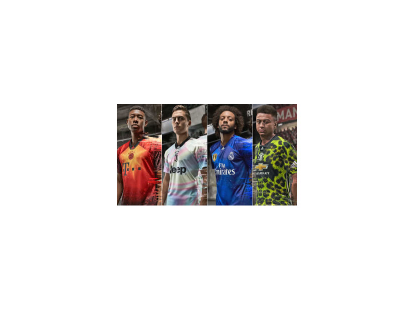 「FIFA19・欧州4クラブ」の4thユニフォーム、adidasが数量限定で本当に発売！