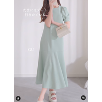 これが2290円⁉目を疑うコスパ力。【ＧＵ】のやわらか質感ワンピで仕上げる上品リラックススタイル【40代の毎日コーデ】
