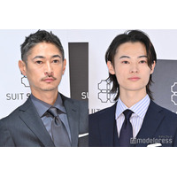 PINKY、夫・窪塚洋介の誕生日に愛流ら家族4人集結「美男美女」「顔たくさんのケーキ可愛すぎ」の声