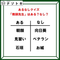 あるなしクイズです！「ある」「なし」それぞれの法則を見抜いてね！【難易度LV３.・中辛】