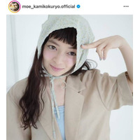 上國料萌衣、“オン眉”がキュートなオフSHOTにファン悶絶「よすぎる！」「顔面がそもそも天才」