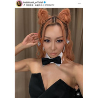倖田來未、美デコルテ全開！ラッツ＆スター風SHOTに絶賛の声「スタイル完璧」「似合いすぎ」
