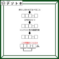 クイズです！「照らし合わせて比べること、とは？」ヒントは、同じ文字！答えはどんな言葉？【難易度LV３.・中辛】