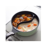 【同時に２品以上調理できる「仕切られ鍋」が有能すぎる！】「たった１つの鍋」でおかず３品、パスタ＆ソースなどを同時進行クッキング！「光熱費も手間も節約できる♪」「セール待ってた！」≪Amazon今トク情報≫