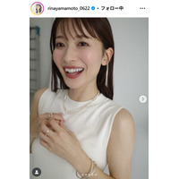 元TBS山本里菜アナ、素脚×ノースリーブで寝転ぶオフショット公開「大人っぽい」「すごい透明感」