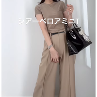 やるな【GU】。Ｔシャツなのにベロアで秋モード。今、取り入れたい一着【40代の毎日コーデ】