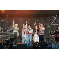 Da-iCE、GENERATIONSと2年連続同じ2曲でコラボ “お祭りソング”で5・7・5の煽りも【a-nation 2025】