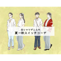 たったひと手間でおしゃれ見え！白シャツ×デニムを秋っぽくする方法【前編】
