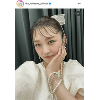 石川梨華、こだわりの詰まったメイクSHOTにファンうっとり「可愛すぎます」「チャーミング」