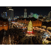 横浜赤レンガ倉庫のクリスマスマーケット、11月21日から 海と煌めきの中で飲食・物販を満喫