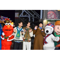 北村匠海、ICEx阿久根温世・竹野世梛とUSJ降臨 先輩後輩で“最幸”のクリスマス体験