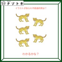 クイズです！「この動物たちがあらわす都道府県は？」答えは西日本のどこかです【難易度LV２.・甘口】