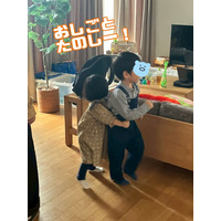 ニッチェ江上、5歳長男・3歳長女と親子共演！「兄妹揃って名役者」「将来は俳優さんかなぁ」の声