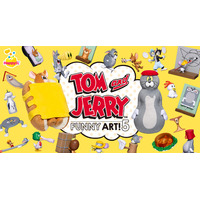 特大トム＆ジェリーぬいぐるみが特賞＆ラスト賞に！ Happyくじ「TOM and JERRY FUNNY ART!」第5弾発売